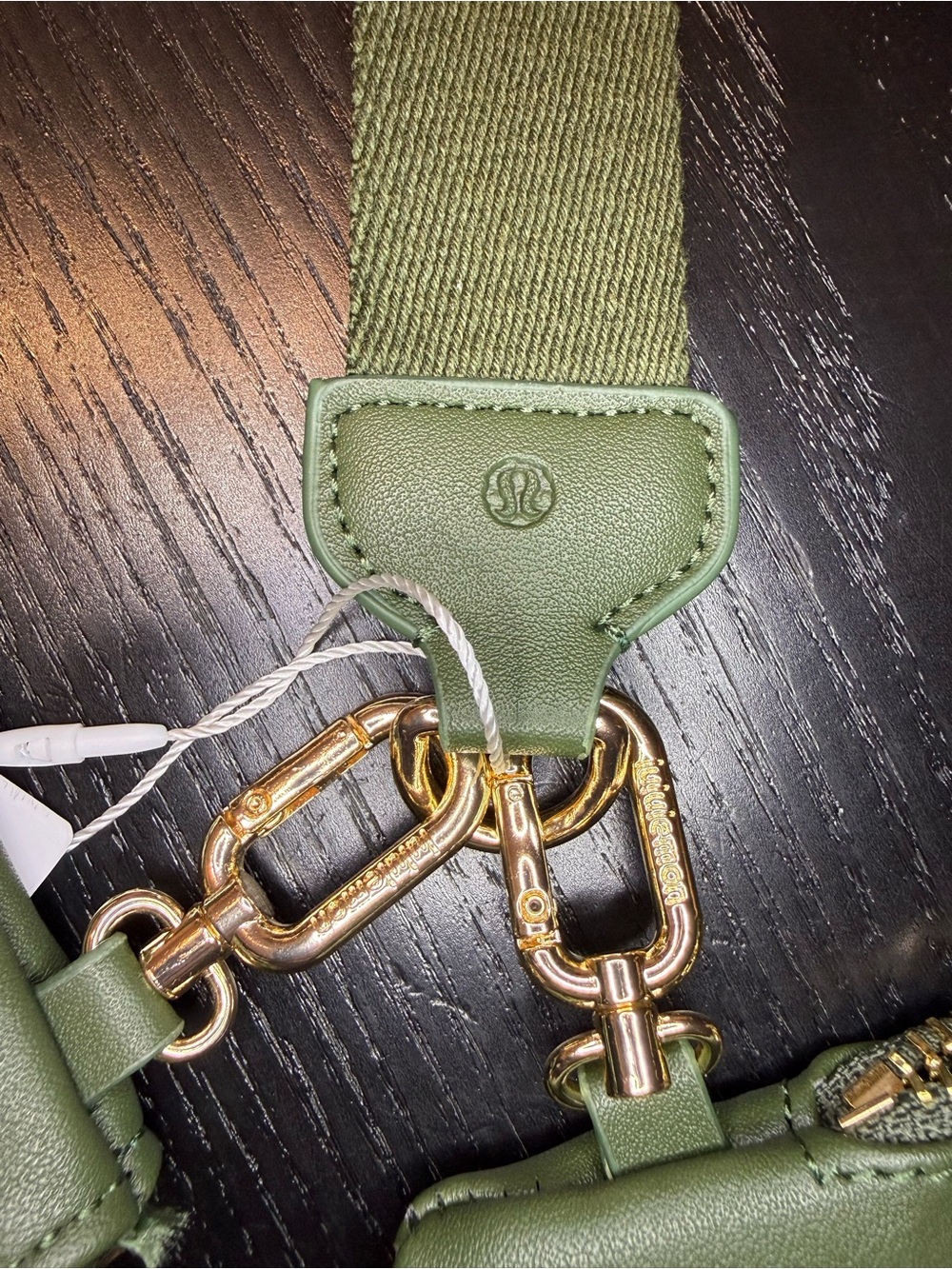 NWT Lululemon Leather Dual Pouch Wristlet 🍋💚 - Picture 5 of 7